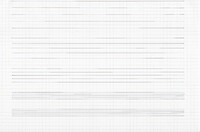 Grey lines at equal lengths fill the page of graph paper. The lines are varying in distance apart from one another, and line pressure seems to fluctuate with each individual line, resulting some lines to seem fragmented.